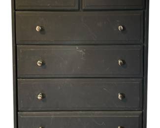 6Drawer Dark Gray Dresser