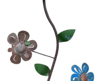 Decorative Recycled Metal Birdhouse