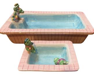 Unique FrogThemed Chip and Dip Set