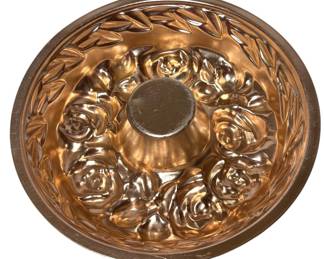 Vintage Copper Rose Mold