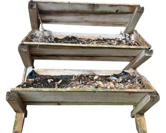 Wood Tiered Elevated Garden Planter