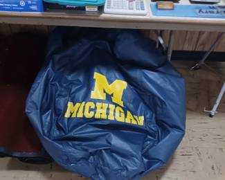 To University of Michigan bean bag chairs
