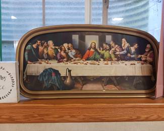 What church sale would be complete without a Last Supper picture?