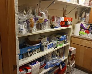 Portable picnic and camping utensils paper products