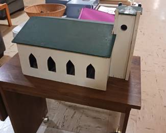 Realistic miniature scale Church including cues inside