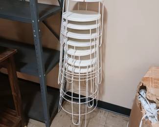Metal outdoor side tables
