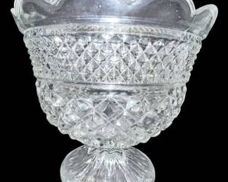 Anchor Hocking Wexford Pedestal Bowl