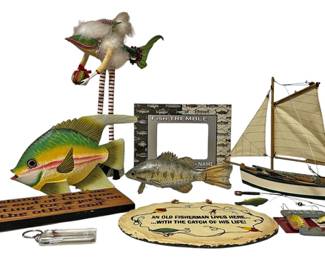 Fishing Desk Decor
