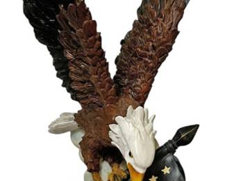Resin Eagle and Flag
