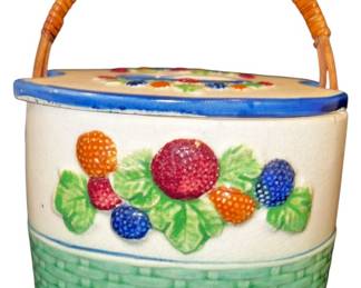 Vintage Ceramic Biscuit Jar