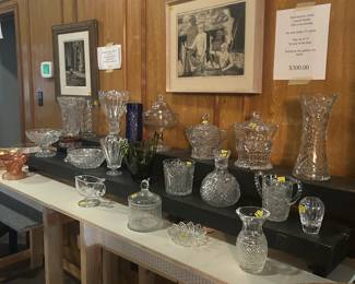 Glassware and Crystal.