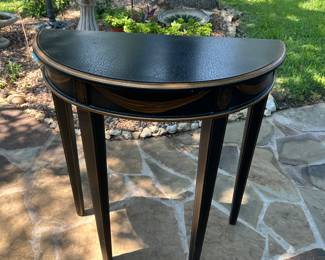 Entry way table.  Half circle.