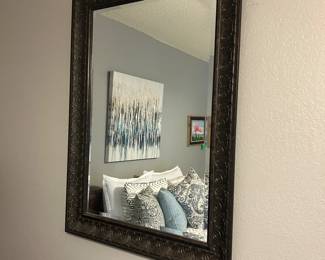 Heavy duty mirror.