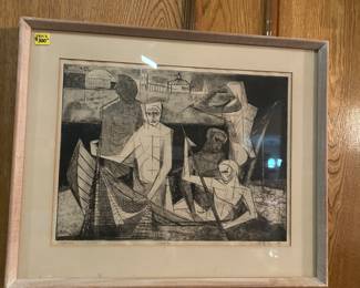 Well known artist Lowell Nesbit.
$300