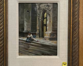 Artist Benjamin Kelly.  Purchased in Santa Fe. $300