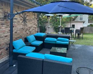 Outdoor patio furniture.