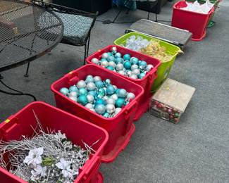 Christmas ornaments.