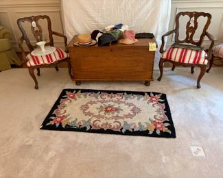 Clean queen size mattress and boxspring.  