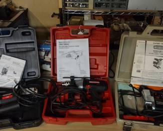 Various Black & Decker power tools - many to choose from