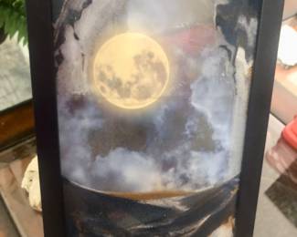 Magic sand spin art