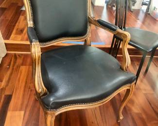 Chateau D’Ar Italian leather chair