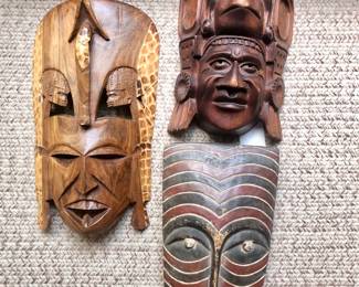 African and Guatemalan masks