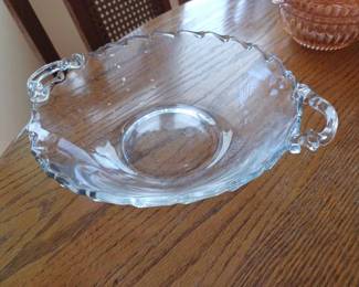Vintage Handled Serving Bowl