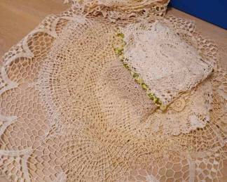Nice Collection of Doilies and Table Runners