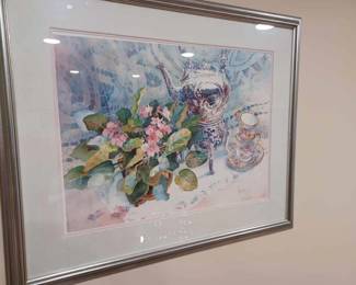 Framed and Matted Rose Eden Print
