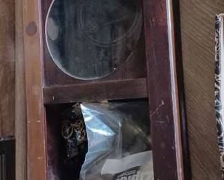 Wooden Case from a Vintage Wall Clock