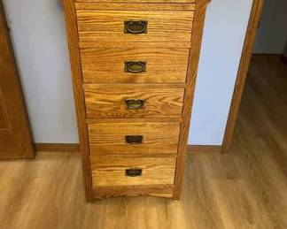 4-Piece Amish Hand Crafted Bedroom Set from Michigan - 6 Drawer Tall Chest