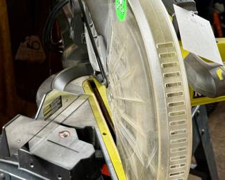 RYOBI 12" Compound Sliding Miter Saw with LED, model TSS121. 
