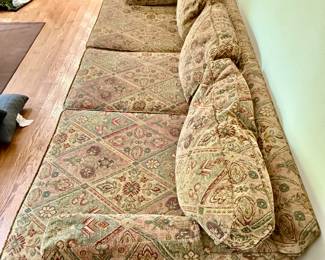 Yes, I know, we would have loved this sofa in Frat house back in the day before Ikea, Target and Wayfair, but it still has some life left in it as a Pet Sofa or 60's Themed room.