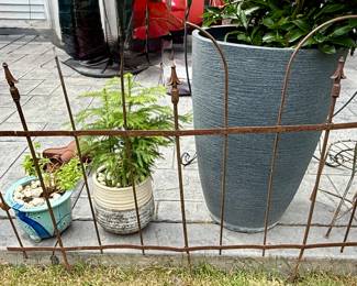 This is Wrought Iron Section of Garden Fencing