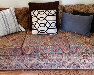 Yes, I know, we would have loved this sofa in Frat house back in the day before Ikea, Target and Wayfair, but it still has some life left in it as a Pet Sofa or 60's Themed room.