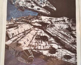 Set of 3 Star Wars prints on Canvas
