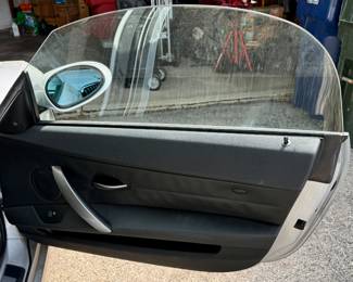 2005 BMW Z4 2.5i Convertible Roadster in Silver with Black Leather Interior and Manual Transmission 80K Miles