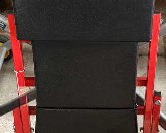 DNA Motoring Foldable Auto Roller Garage Keeper Seat