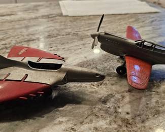 Hubley die-cast prop and jet plane