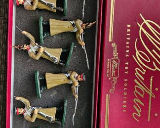 Set of Britain toy soldiers