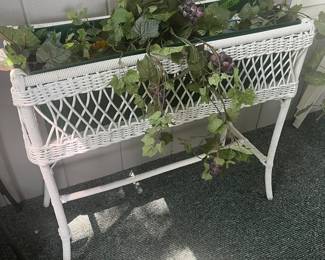 Wicker Planter Box