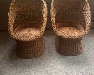 MCM wicker chairs