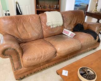 leather sofa