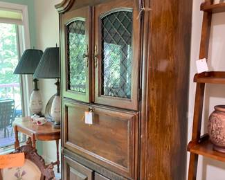 drop front desk/bookcase/display