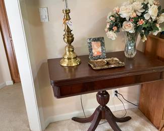 vintage flip top table