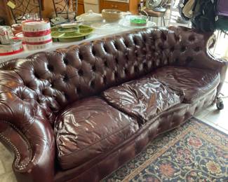 leather sofa