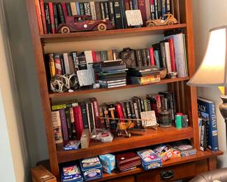 bookcase & desk