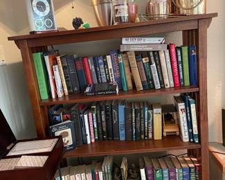 bookcase & books