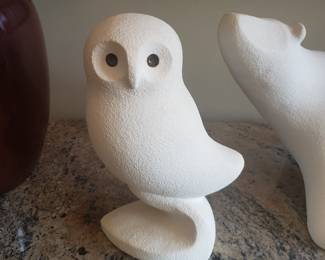 JOHN H Seymour owl sculpture 