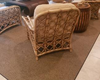 Back of Rattan furniture